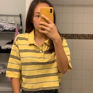 Vintage Izod Cropped Polo